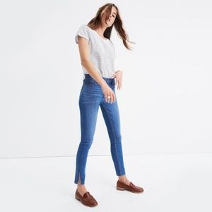 Madewell 9" HIGH-RISE SKINNY JEANS w/ SIDE-SLIT